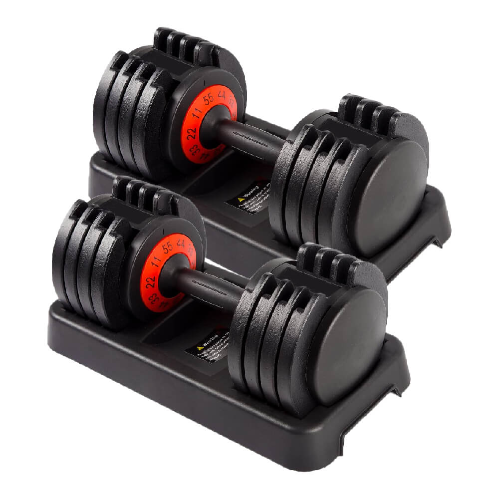 2-Piece 25kg Adjustable Dumbbell