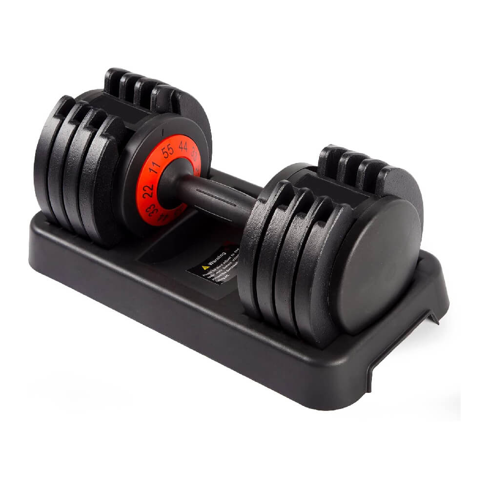 2-Piece 25kg Adjustable Dumbbell